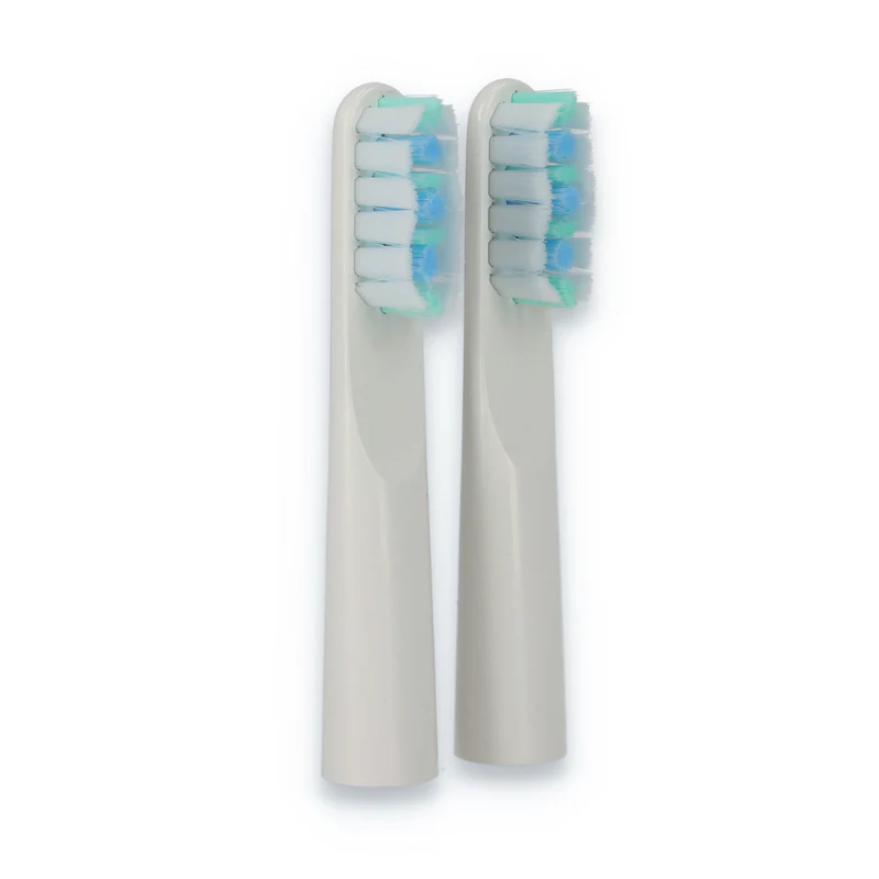2 White Brush Heads