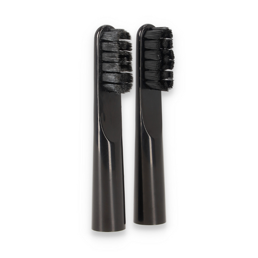 2 Black Brush Heads